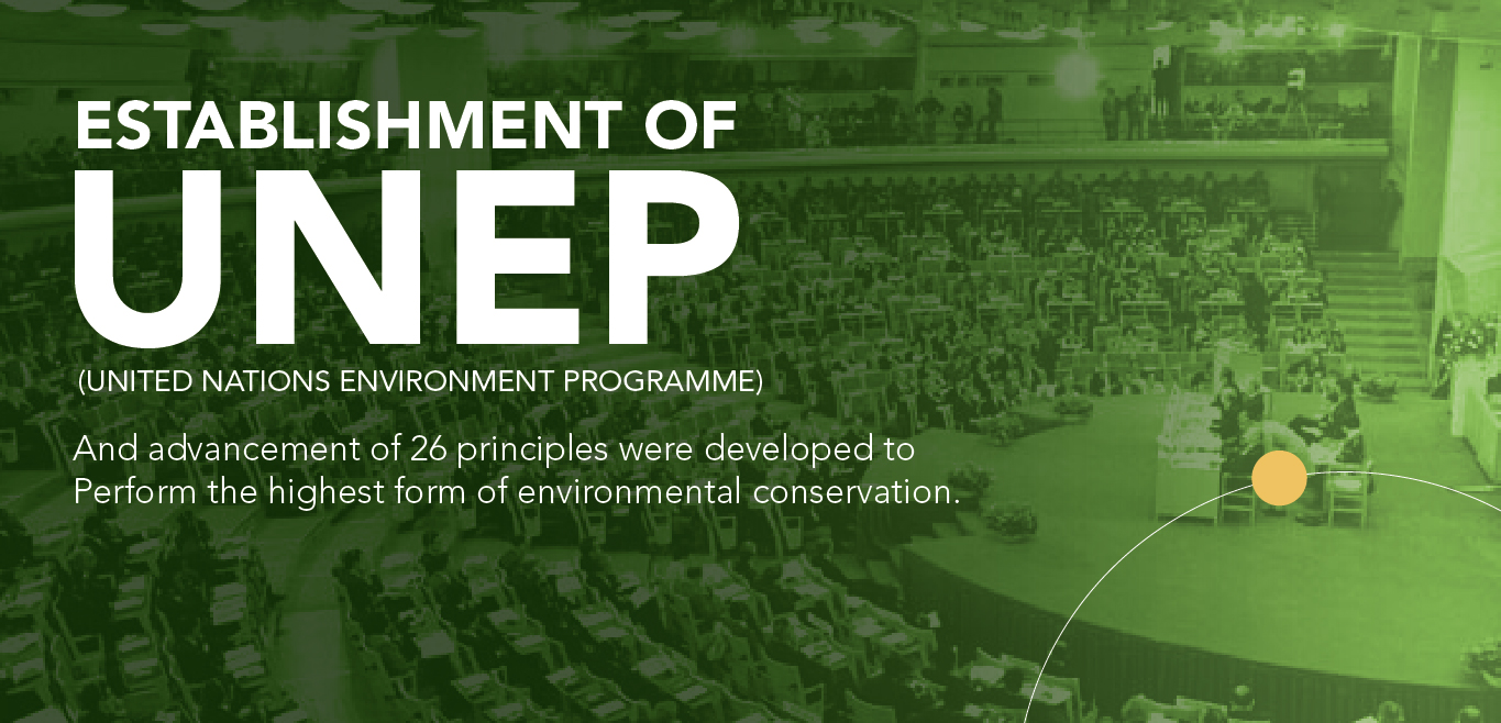 Establishment of UNEP