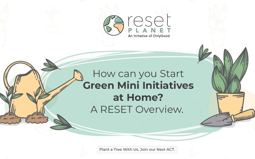 How can you start Green Mini Initiatives at Home?